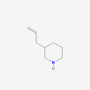 molecular formula C8H15N B2876646 3-(丙-2-烯-1-基)哌啶 CAS No. 1260880-04-3