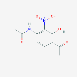 molecular formula C10H10N2O5 B2876652 N-(4-乙酰基-3-羟基-2-硝基苯基)乙酰胺 CAS No. 30192-48-4