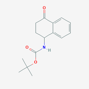 tert-Butyl (4-oxo-1,2,3,4-tetrahydronaphthalen-1-yl)carbamate
