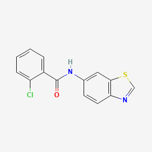 N-(benzo[d]thiazol-6-yl)-2-chlorobenzamide