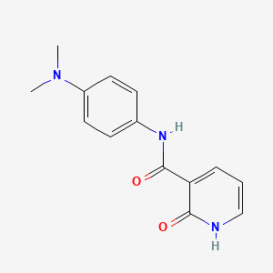 N-(4-(Dimethylamino)phenyl)-2-oxo-1,2-dihydropyridine-3-carboxamide
