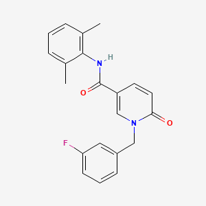 N-(2,6-dimethylphenyl)-1-[(3-fluorophenyl)methyl]-6-oxopyridine-3-carboxamide