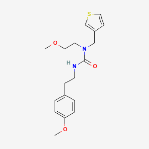 1-(2-Methoxyethyl)-3-(4-methoxyphenethyl)-1-(thiophen-3-ylmethyl)urea