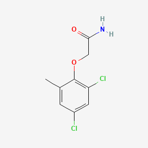molecular formula C9H9Cl2NO2 B2876733 2-(2,4-二氯-6-甲基苯氧基)乙酰胺 CAS No. 501008-49-7