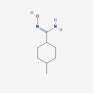 molecular formula C8H16N2O B2876750 N'-hydroxy-4-methylcyclohexane-1-carboximidamide CAS No. 1251493-24-9