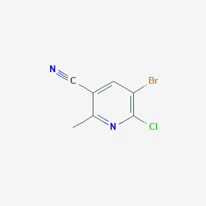 5-Bromo-6-chloro-2-methylnicotinonitrile