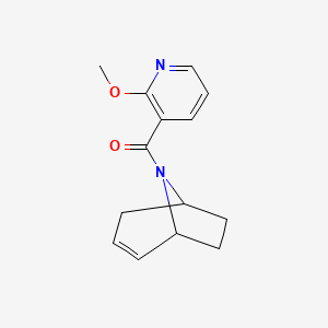 (1R,5S)-8-azabicyclo[3.2.1]oct-2-en-8-yl(2-methoxypyridin-3-yl)methanone