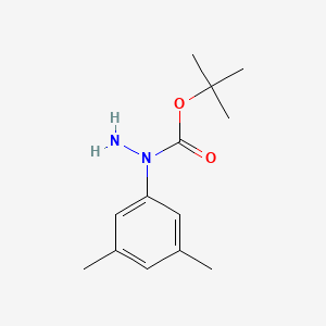 molecular formula C13H20N2O2 B2876781 N-(3,5-Dimethylphenyl)carbazic acid tert-butyl ester CAS No. 380383-80-2