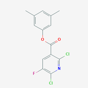molecular formula C14H10Cl2FNO2 B287681 3,5-Dimethylphenyl 2,6-dichloro-5-fluoronicotinate 