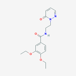 3,4-diethoxy-N-(2-(6-oxopyridazin-1(6H)-yl)ethyl)benzamide