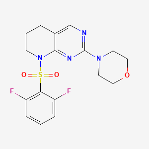 4-(8-((2,6-Difluorophenyl)sulfonyl)-5,6,7,8-tetrahydropyrido[2,3-d]pyrimidin-2-yl)morpholine