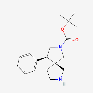 Racemic-(4R,5R)-Tert-Butyl 4-Phenyl-2,7-Diazaspiro[4.4]Nonane-2-Carboxylate