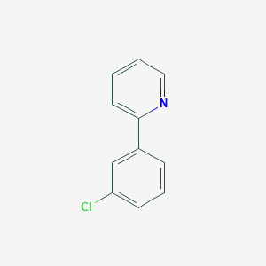 molecular formula C11H8ClN B2876889 2-(3-Chlorophenyl)pyridine CAS No. 5957-85-7