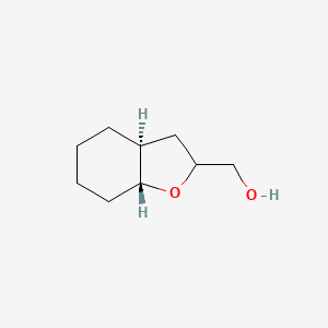 B2876908 [(3As,7aR)-2,3,3a,4,5,6,7,7a-octahydro-1-benzofuran-2-yl]methanol CAS No. 1116615-01-0