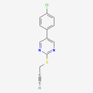 5-(4-Chlorophenyl)-2-(2-propynylsulfanyl)pyrimidine