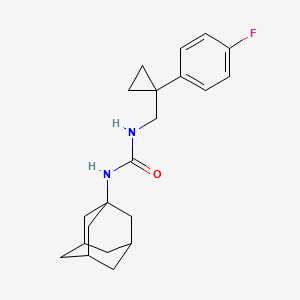 1-((1R,3s)-adamantan-1-yl)-3-((1-(4-fluorophenyl)cyclopropyl)methyl)urea