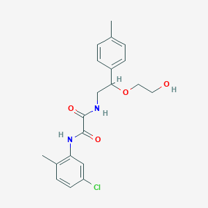molecular formula C20H23ClN2O4 B2876919 N1-(5-chloro-2-methylphenyl)-N2-(2-(2-hydroxyethoxy)-2-(p-tolyl)ethyl)oxalamide CAS No. 1787916-81-7