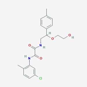 molecular formula C20H23ClN2O4 B2876919 N-(5-chloro-2-methylphenyl)-N'-[2-(2-hydroxyethoxy)-2-(4-methylphenyl)ethyl]ethanediamide CAS No. 1787916-81-7