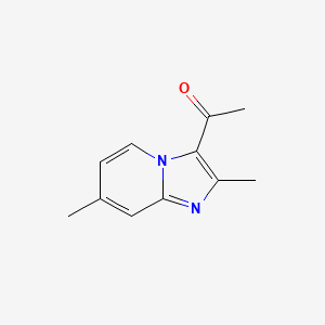 molecular formula C11H12N2O B2876928 1-(2,7-Dimethylimidazo[1,2-a]pyridin-3-yl)ethanone CAS No. 315707-22-3