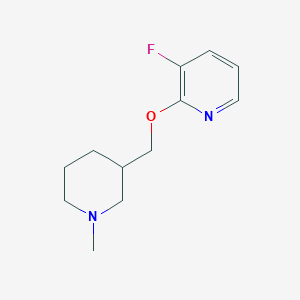 3-Fluoro-2-[(1-methylpiperidin-3-yl)methoxy]pyridine