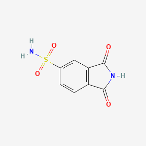 molecular formula C8H6N2O4S B2876973 1,3-二氧代-2,3-二氢-1H-异吲哚-5-磺酰胺 CAS No. 873962-61-9