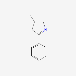 molecular formula C11H13N B2876994 2-苯基-4-甲基-1-吡咯啉 CAS No. 1218948-18-5