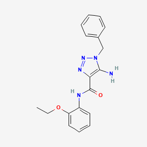 5-amino-1-benzyl-N-(2-ethoxyphenyl)-1H-1,2,3-triazole-4-carboxamide
