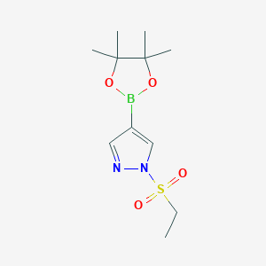 1-(ethylsulfonyl)-4-(4,4,5,5-tetramethyl-1,3,2-dioxaborolan-2-yl)-1H-pyrazole