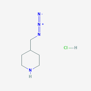 4-(Azidomethyl)piperidine;hydrochloride