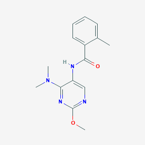 N-[4-(Dimethylamino)-2-methoxypyrimidin-5-YL]-2-methylbenzamide