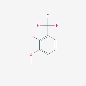 molecular formula C8H6F3IO B2877042 2-Iodo-1-methoxy-3-(trifluoromethyl)benzene CAS No. 1261501-08-9