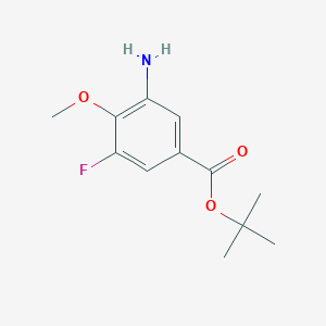 Tert-butyl 3-amino-5-fluoro-4-methoxybenzoate