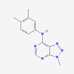 N-(3,4-dimethylphenyl)-3-methyl-3H-[1,2,3]triazolo[4,5-d]pyrimidin-7-amine