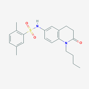 N-(1-butyl-2-oxo-1,2,3,4-tetrahydroquinolin-6-yl)-2,5-dimethylbenzenesulfonamide