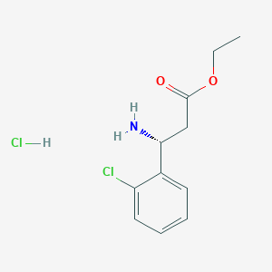 Ethyl (R)-3-amino-3-(2-chlorophenyl)propanoate hydrochloride
