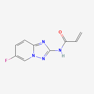N-(6-Fluoro-[1,2,4]triazolo[1,5-a]pyridin-2-yl)prop-2-enamide
