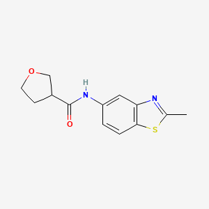 N-(2-Methyl-1,3-benzothiazol-5-yl)oxolane-3-carboxamide
