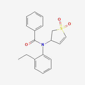 N-(1,1-DIOXIDO-2,3-DIHYDRO-3-THIOPHENYL)-N-(2-ETHYLPHENYL)BENZAMIDE