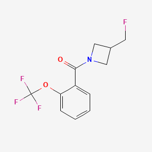 (3-(Fluoromethyl)azetidin-1-yl)(2-(trifluoromethoxy)phenyl)methanone