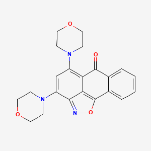 3,5-dimorpholino-6H-anthra[1,9-cd]isoxazol-6-one