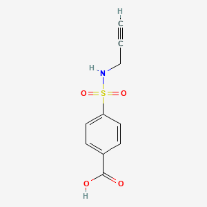molecular formula C10H9NO4S B2877166 4-[(Prop-2-yn-1-yl)sulfamoyl]benzoic acid CAS No. 923248-74-2