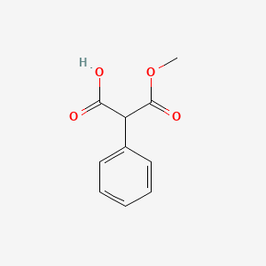 molecular formula C10H10O4 B2877193 3-Methoxy-3-oxo-2-phenylpropanoic acid CAS No. 33315-63-8