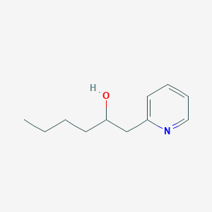 molecular formula C11H17NO B2877201 1-(Pyridin-2-yl)hexan-2-ol CAS No. 91339-85-4