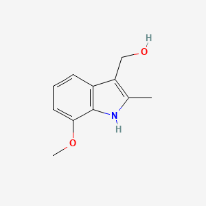 (7-methoxy-2-methyl-1H-indol-3-yl)methanol
