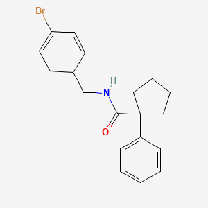 N-((4-Bromophenyl)methyl)(phenylcyclopentyl)formamide