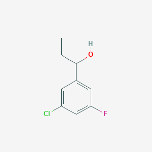 molecular formula C9H10ClFO B2877247 1-(3-Chloro-5-fluorophenyl)-1-propanol CAS No. 1314929-91-3