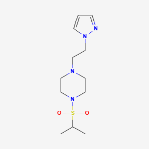 1-(2-(1H-pyrazol-1-yl)ethyl)-4-(isopropylsulfonyl)piperazine