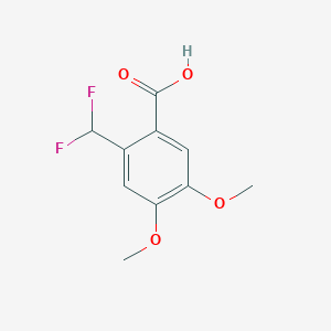 2-(Difluoromethyl)-4,5-dimethoxybenzoic acid