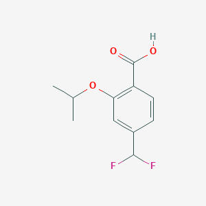 4-(Difluoromethyl)-2-propan-2-yloxybenzoic acid