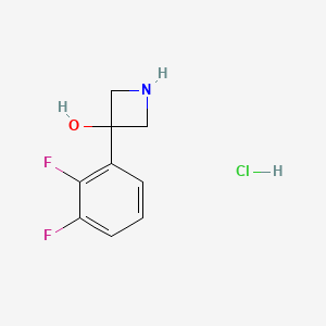 3-(2,3-Difluorophenyl)azetidin-3-ol;hydrochloride